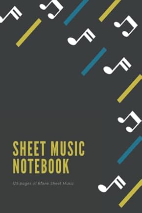 Sheet Music Notebook cover